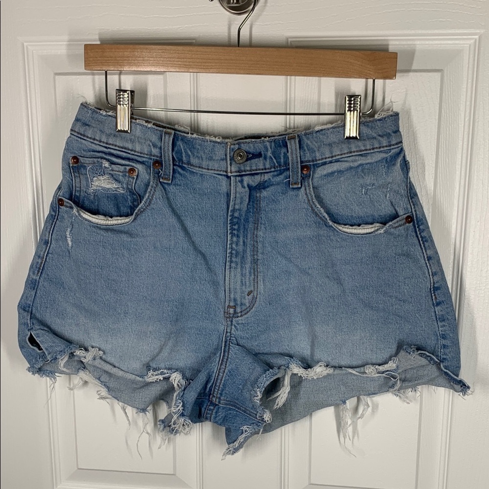 Abercrombie & Fitch the cutoff short high rise curve love size 30 (10)